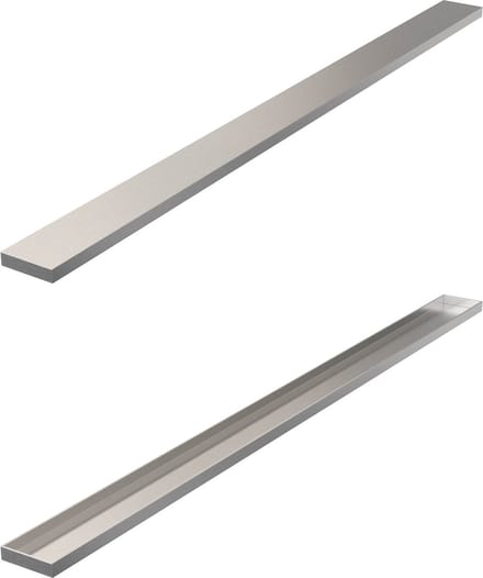 Brauer Los multifunctioneel rooster 7 x 100 RVS geborsteld