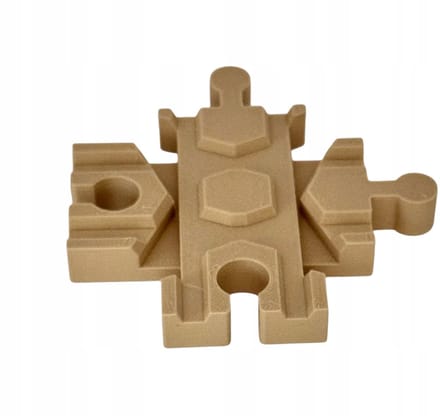 Houten Treinbaan Wissel - 3D Geprint