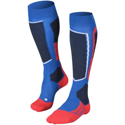 FALKE SK2 warm dik wol functioneel materiaal skisokken heren blauw - maat 46-48