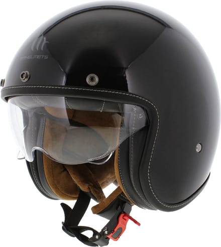 MT Jethelm Le Mans II SV S glans zwart - Maat L
