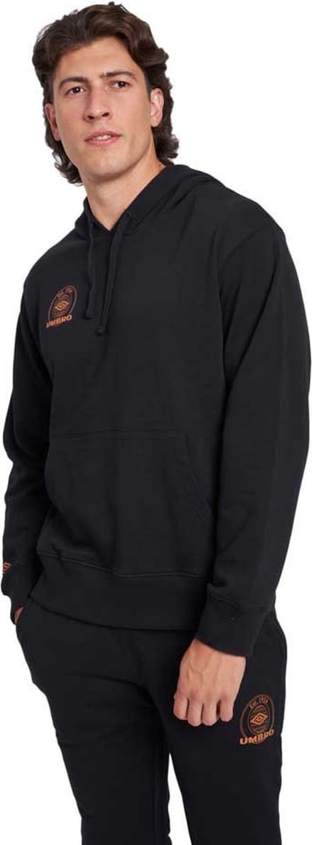 Umbro Collegiate Graphic Hoodie Zwart S Man,Vrouw