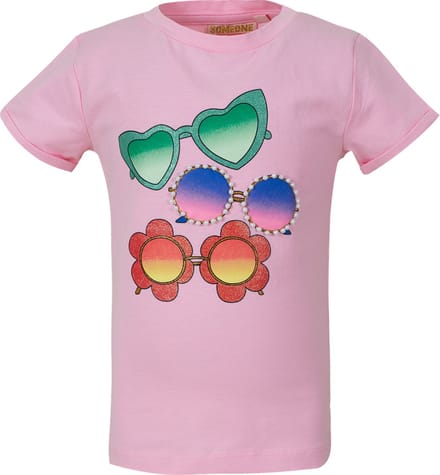 SOMEONE LEONIE-SG-02-A Meisjes T-shirt - LIGHT PINK - Maat 92