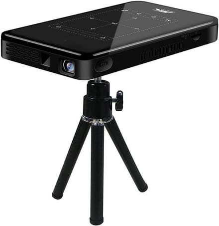 DLP Pico Projector Mini HD & 4K Ondersteuning - Smart Zakformaat Projector met HDMI & Touchscreen voor Thuisbioscoop