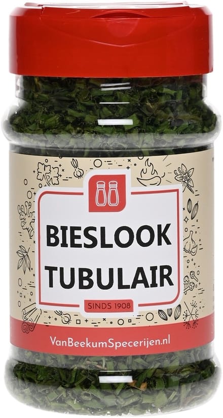 Van Beekum Specerijen - Bieslook Tubulair - Strooibus 20 Gram