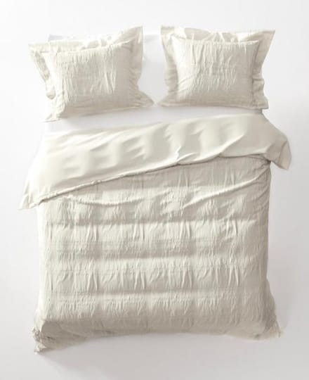 Yellow Lavina Dekbedovertrek - Litsjumeaux - 240x200/220 cm - Off White