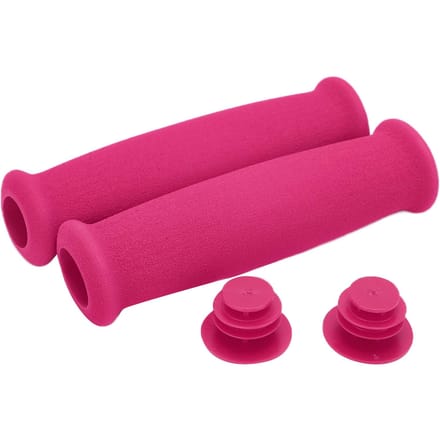 2 stuks Handgrepen Covers Schuim Spons Antislip Lichtgewicht Fiets Stuur Beschermers voor Race Mountainbike Roze roze