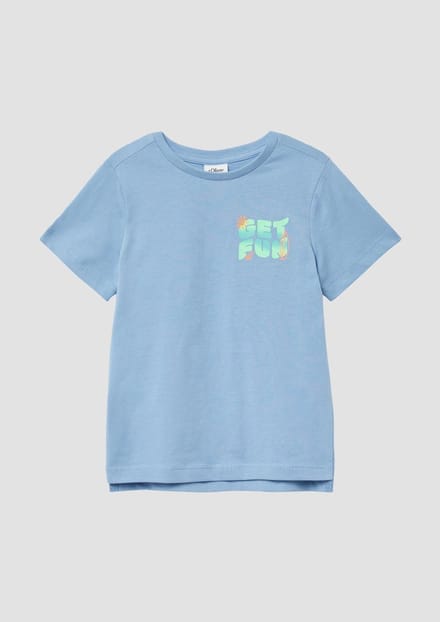 Regular fit T-shirt van puur katoen