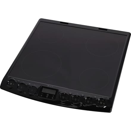 AEG glasplaat met kader, zwart, 60cm 140230610325