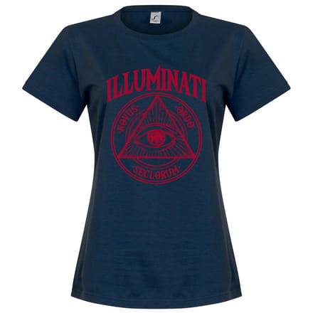 Illuminati Dames T-Shirt - Navy - M