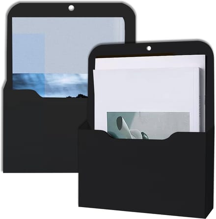 Magnetische Documenthouder voor A4-Papier - 2 Stuks - Organizer voor Kantoor en Koelkast