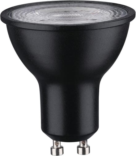 LED Reflectorlamp 7W Dimbaar GU10 Neutraal Wit 4000K Matzwart Energiezuinig