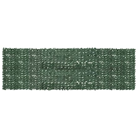 vidaXL - Balkonscherm - met - donkergroene - bladeren - 500x150 - cm