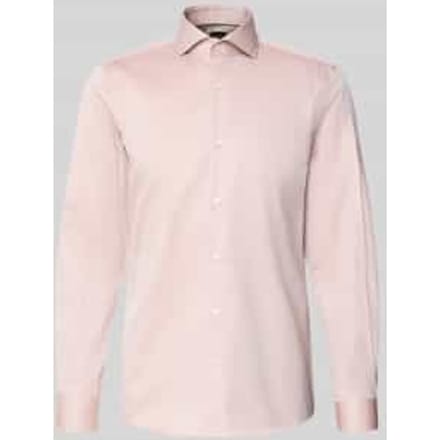 slim fit zakelijk overhemd van puur katoen model 'H-HANK-SP-B1'