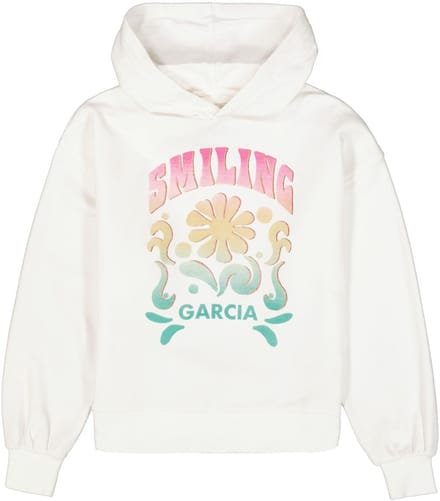 GARCIA Meisjes Sweater Wit - Maat 164/170