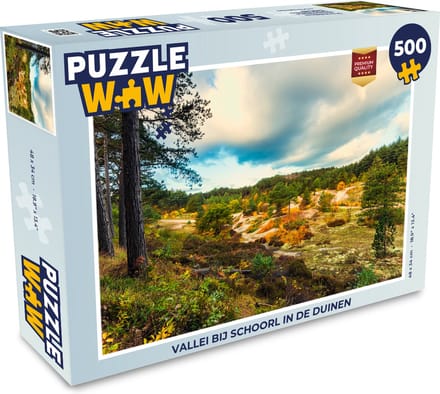Puzzel Vallei bij Schoorl in de duinen - Legpuzzel - Puzzel 500 stukjes