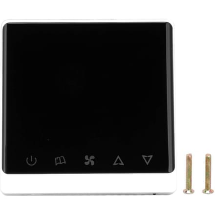 AC220V Digitale LCD Thermostaat Ventilatorkonvector Airconditioner Temperatuurregelaar 5 celsius 35 celsius gray