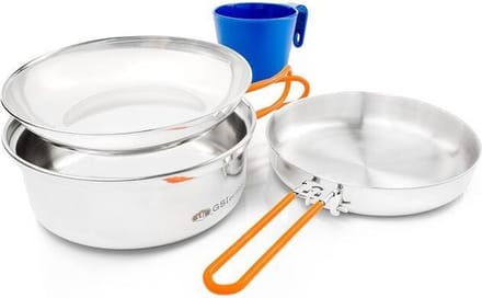 GSI Glacier RVS 1-Persoons Kookset - Duurzaam & Compact