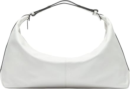 LIEBESKIND BERLIN Leren Schoudertas Paris 4 Small Pebble Hobo Bag Arctic Crème