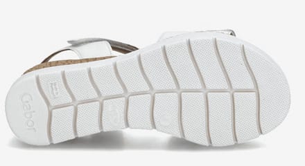 Gabor Damen Sandalette Genua in weiss