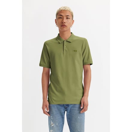 Levi's Slim Housemark Polo Capulet Olive Jersey Größe: S | Poloshirts Outlet | Herren | Grün