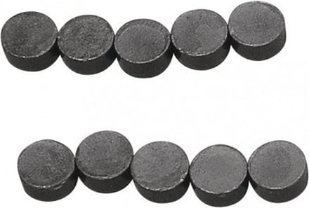 Rayher hobby magneten - 10x - rond - knutsel/koelkast magneten - 8 x 4 mm