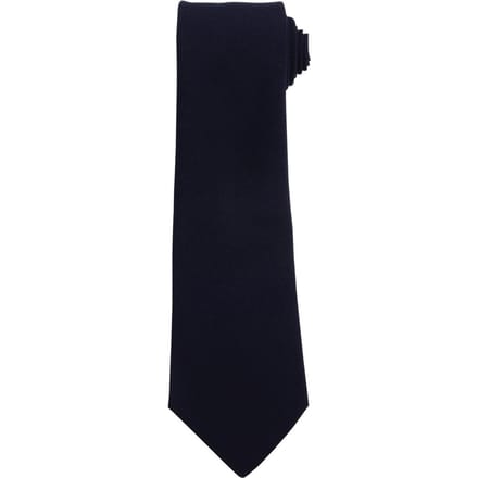 Premier Effen polyester stropdas (Marine)