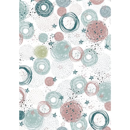 Karton met motief "Stars & Dots"