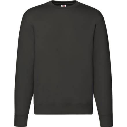 Fruit of the Loom Heren Premium Ingelegd Sweatshirt (Houtskool)