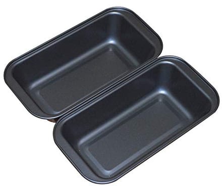 Broodvorm Set - Bakvormen - Brood Bakken - Antiaanbaklaag - 2 stuks - Grijs