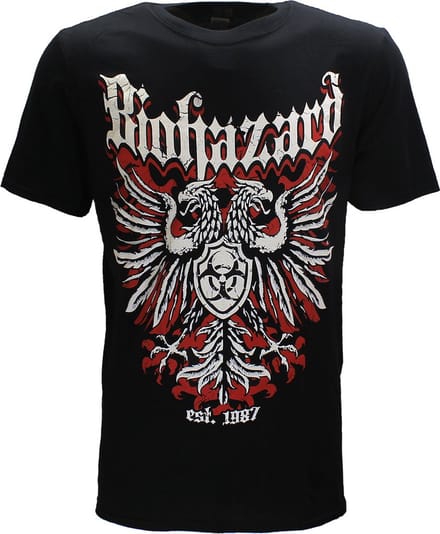 Biohazard Crest T-Shirt - Officiële Merchandise - M