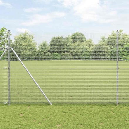 vidaXL - Gelast - gaashek - 5000 - x - 150 - cm - Zilver