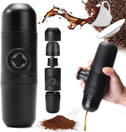 Draagbare Espresso Machine voor Perfecte Koffie op Reis