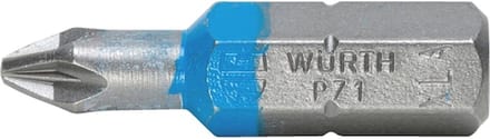 Wurth - Bit PZ C 6,3 (1/4) - C 6.3 PZ-bit (1/4 inch) x 10 st -