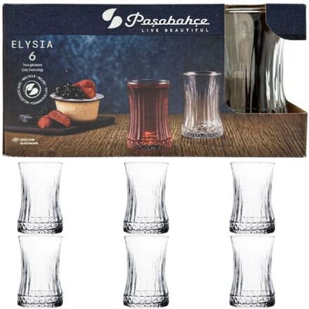 Pasabahce Turkse theeglazen Tulp 170 ml (6 stuks)