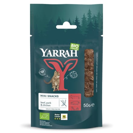 Yarrah Mini Snack - Rund - Kattensnack - 50 g