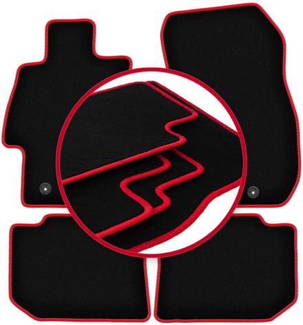 CARLUX-RED automatten voor: Subaru Outback V Estate (2014-)