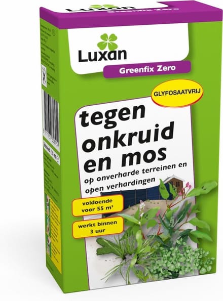 Luxan Greenfix Zero - Onkruid- Mosbestrijding - 125 ml voor 55 m2