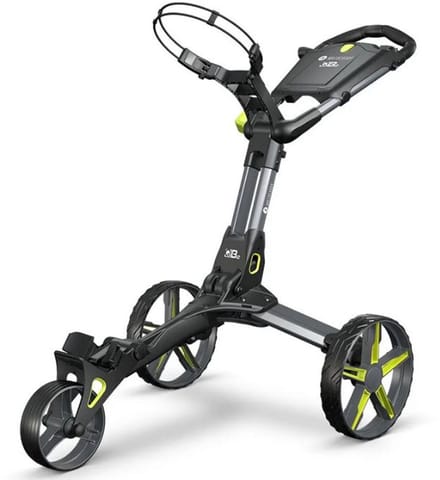 Motocaddy QB2 3 Wiel Golftrolley Zwart Lime