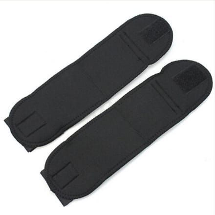 2 Stuks Verstelbare Ademende Sport Hardlopen Fietsen Polsbeschermer Wrap (Zwart) white