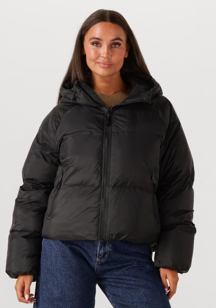 WITHBLACK Wblemma Short Down Puffer Jacket Jassen Dames - Winterjas - Zwart - Maat L