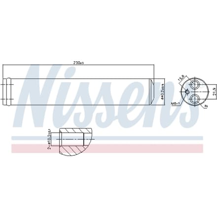 Droger, airconditioningsysteem NISSENS 95801