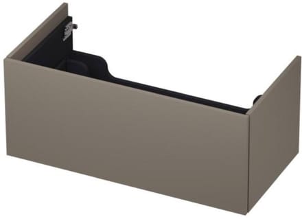 INK - Onderkast 1 Lade Push 2 Open Bestaande Uit - 900x450x376 Mm - Mat Taupe
