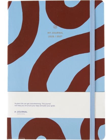 A-Journal - Schoolagenda 2026/2027 - Flow - A4 - harde kaft