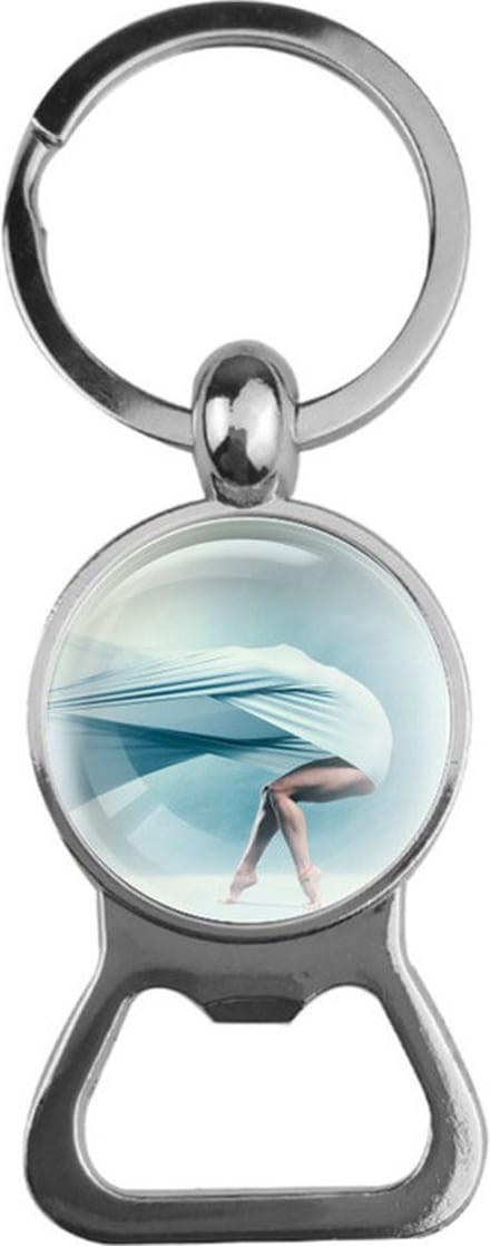 Bieropener Glas - Dame In Doek