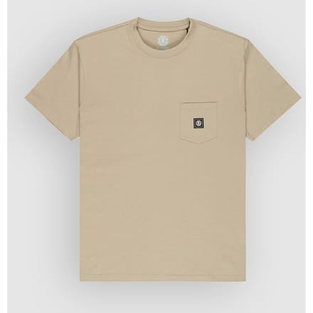 Element Icon Label Pocket T-Shirt wit
