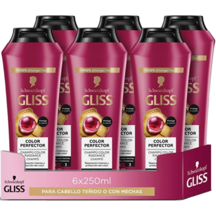 Gliss Kur Gliss-Kur Ultimate Color Shampoo 6 x 250 ml