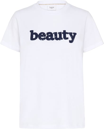Saint Tropez OleniSZ T-Shirt Dames T-shirt - Bright White