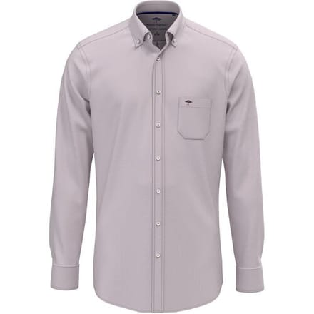 Fynch-Hatton Overhemd Solid Color Oxford Button-Down Deep Merlot / male
