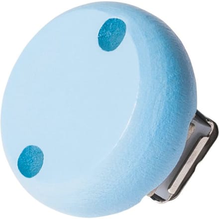 Dummy kettingen houten clip - Pastel-Blauw