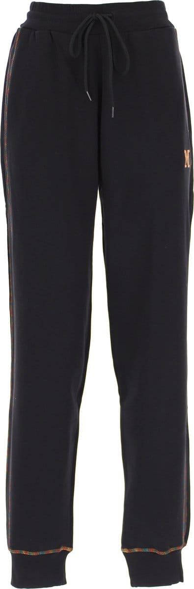 M Missoni - zwarte relaxte broek met logo - maat XS